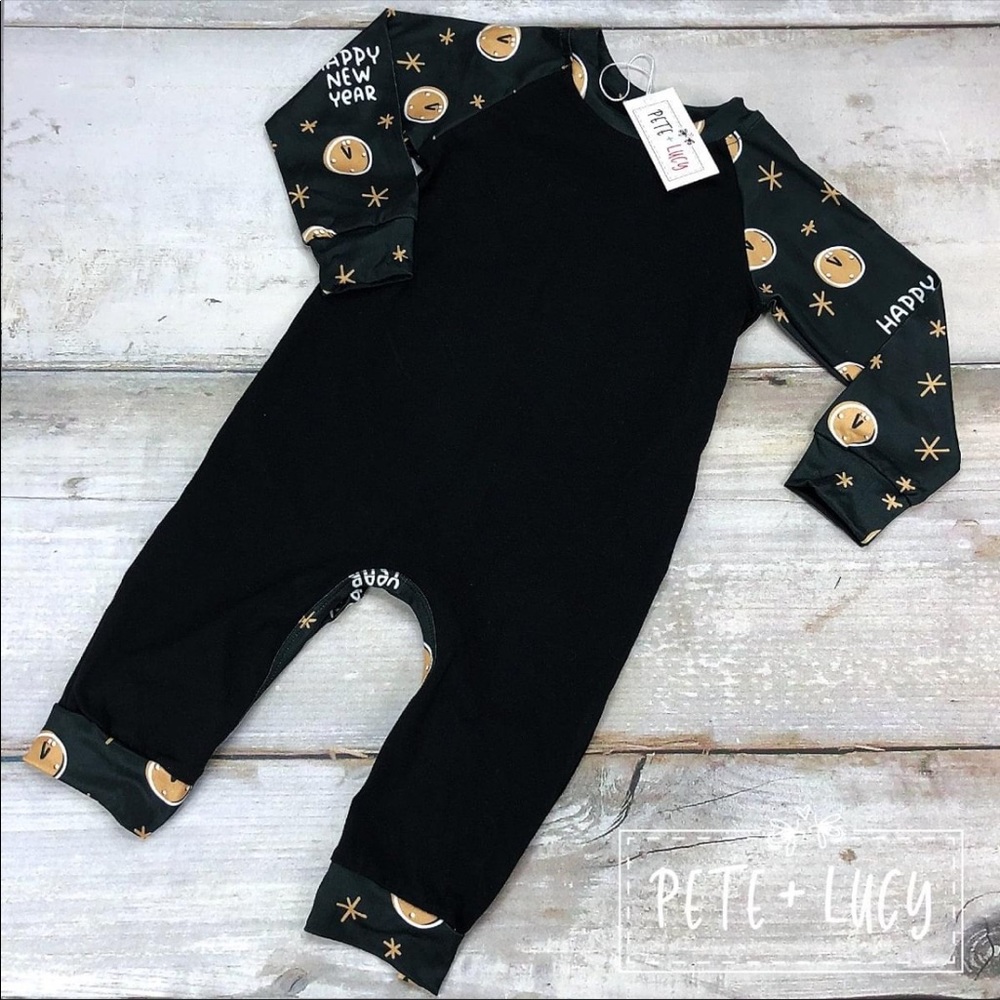Infant Romper-Happy New Year